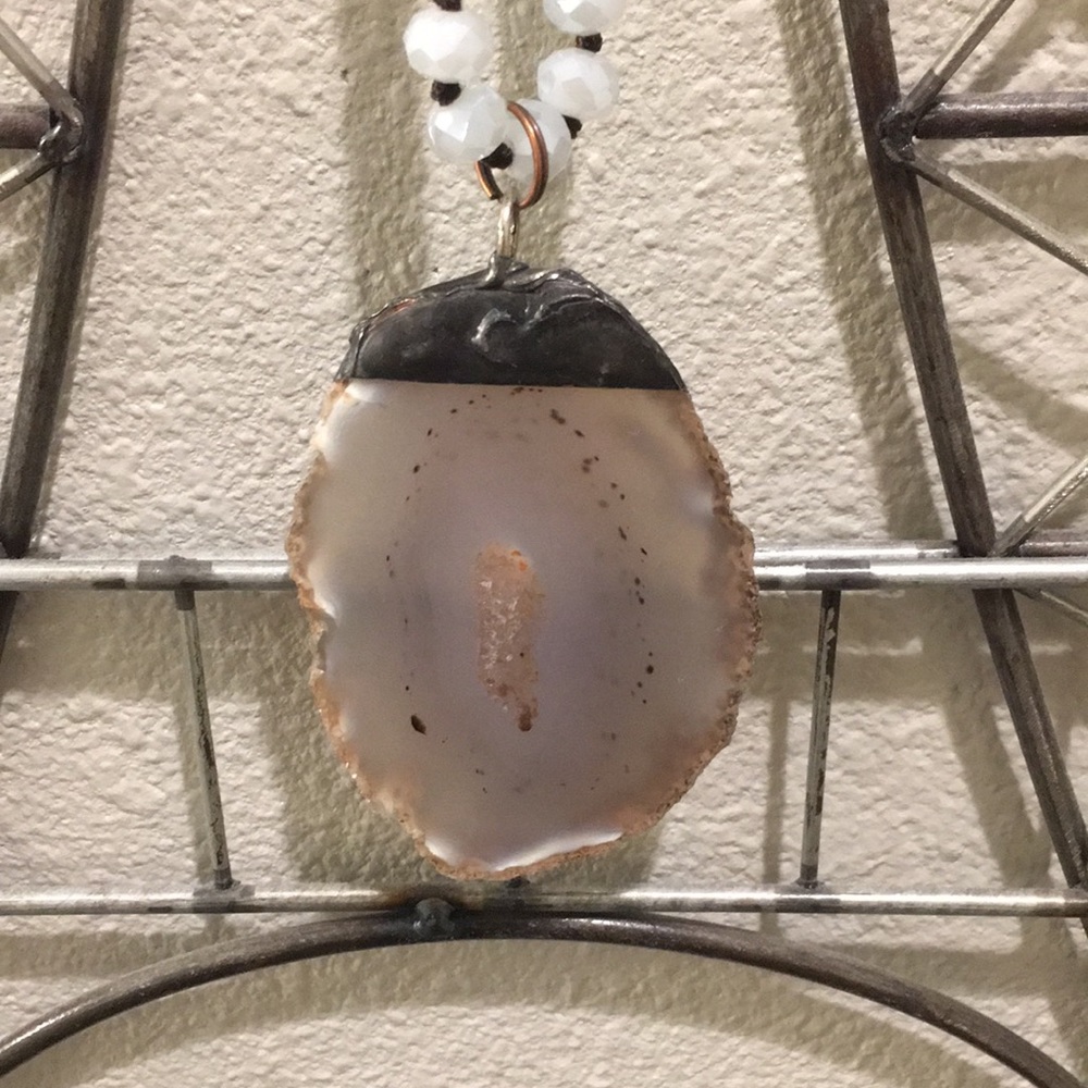 Long Crystal Pendant